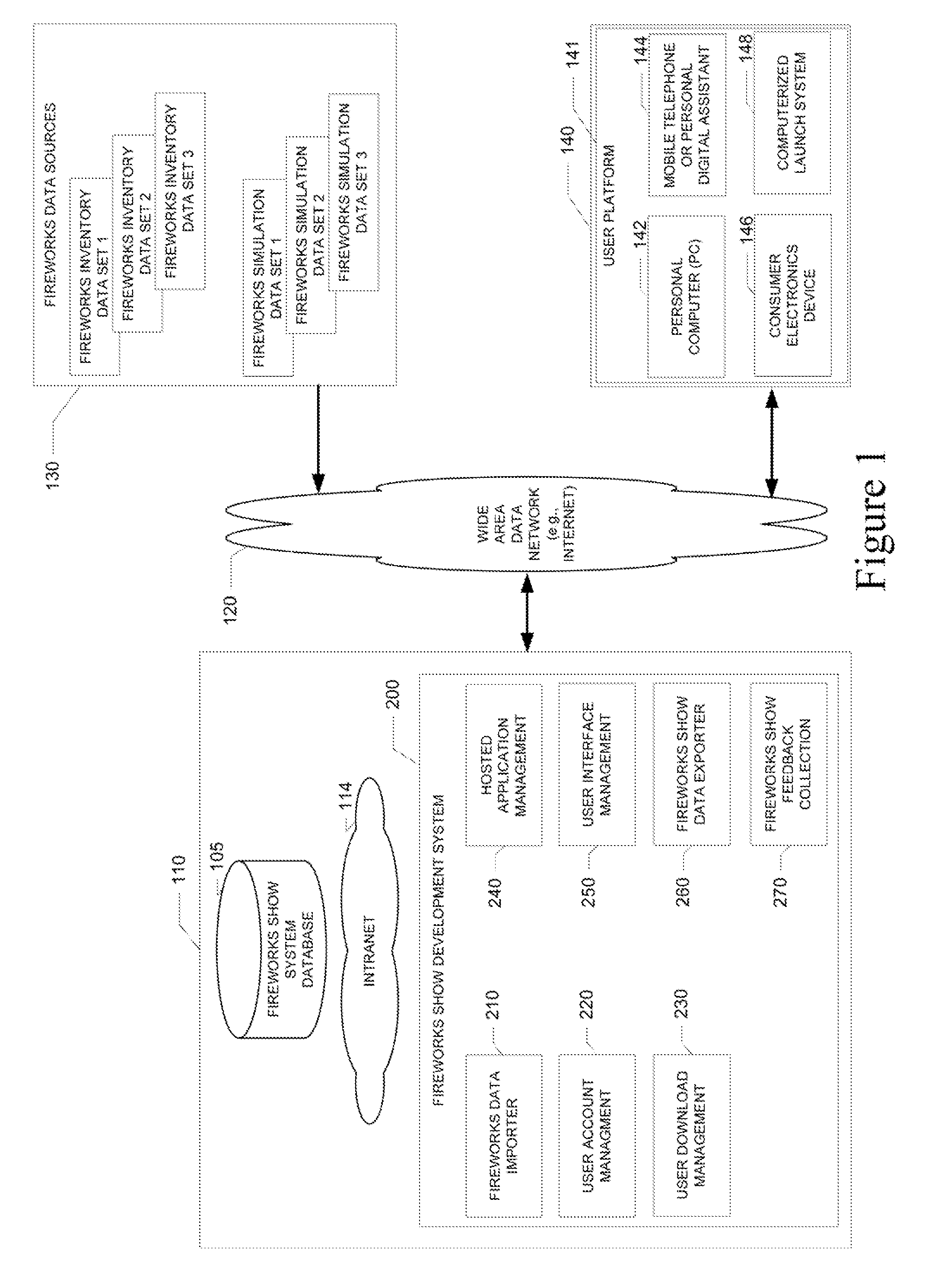 System and method for designing and simulating a fireworks show