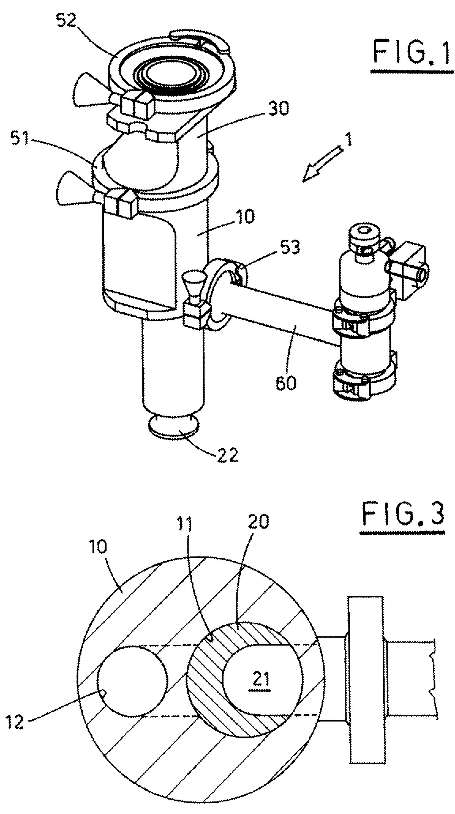 Device for delivering paste substances into containers