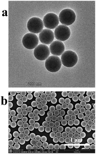 Preparation method of hollow mesoporous silica nano microspheres