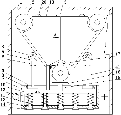 Device for producing low-density aluminum fluoride by using fluosilicic acid