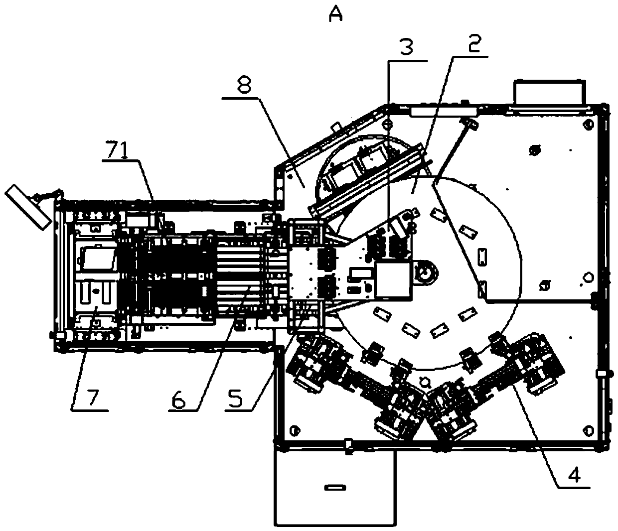 Polarizer hole detection equipment