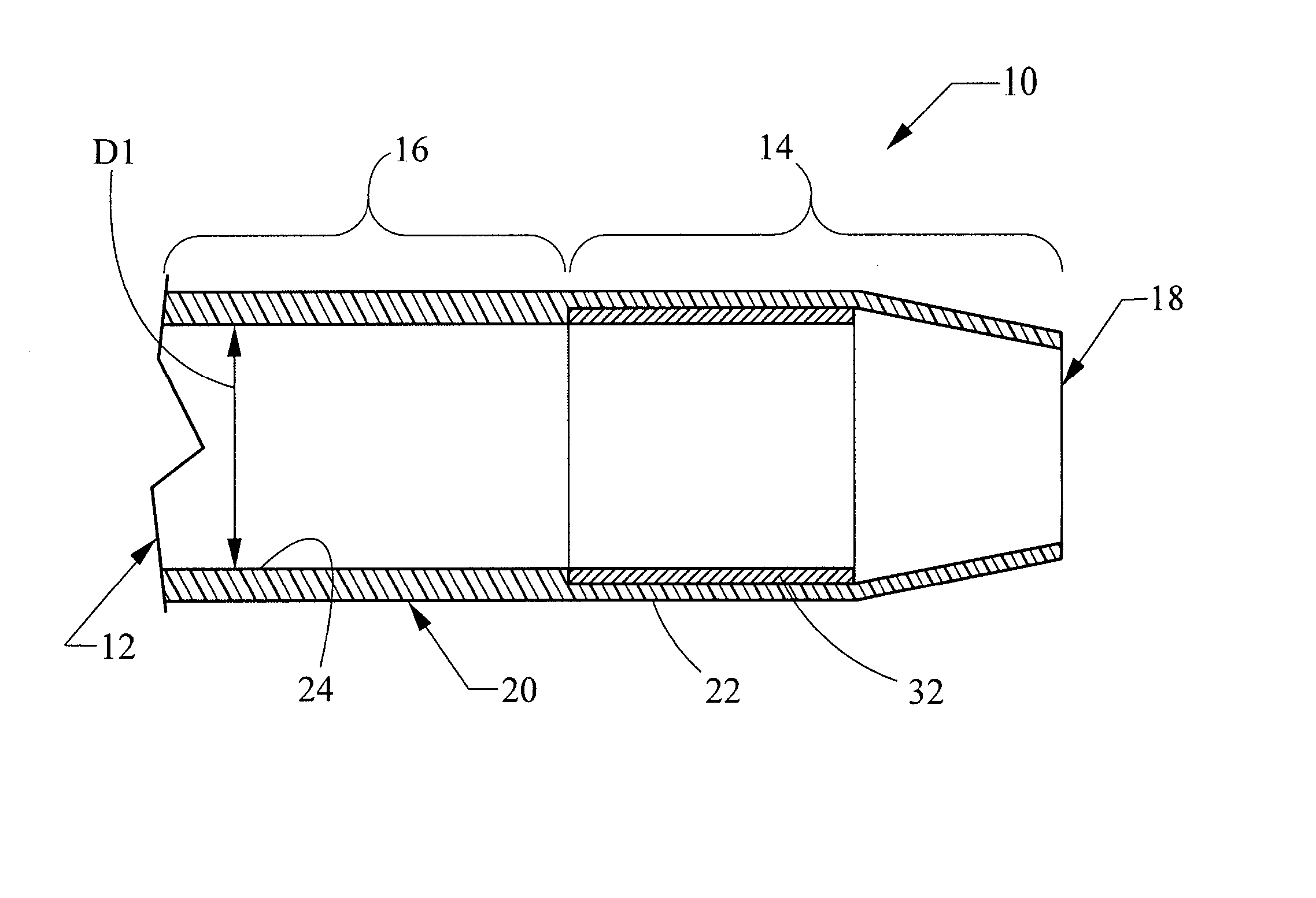 Endovascular device tip assembly incorporating a marker device and method for making the same