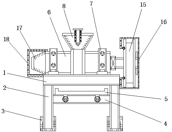 Anti-blocking control device of bulking machine