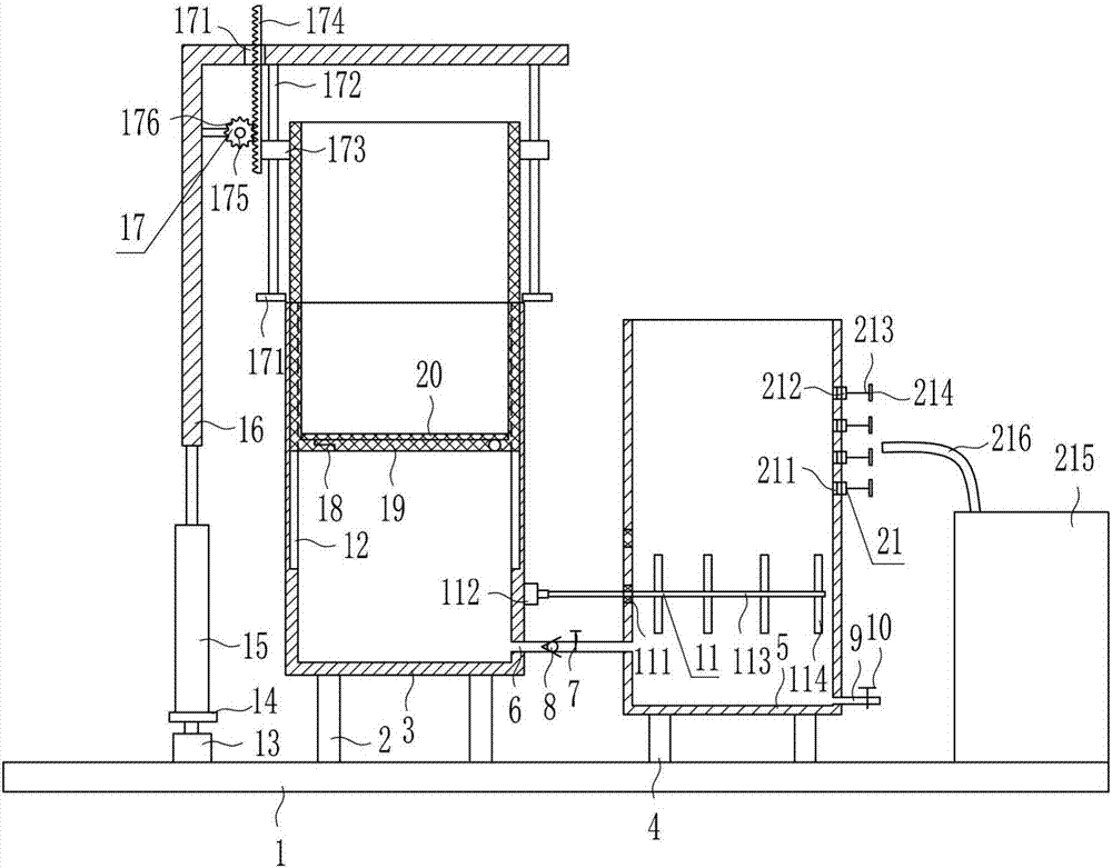 Contaminated soil cleaning device for petroleum