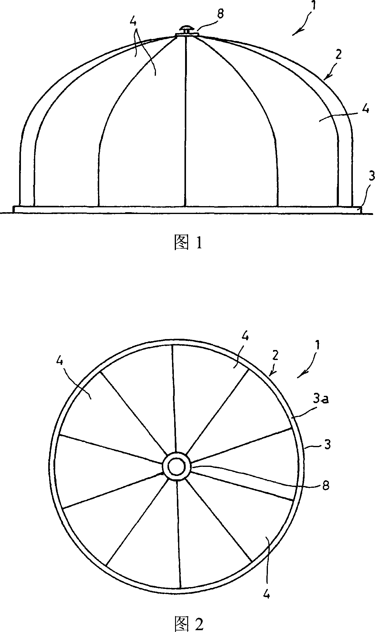 Combined house and construction method thereof