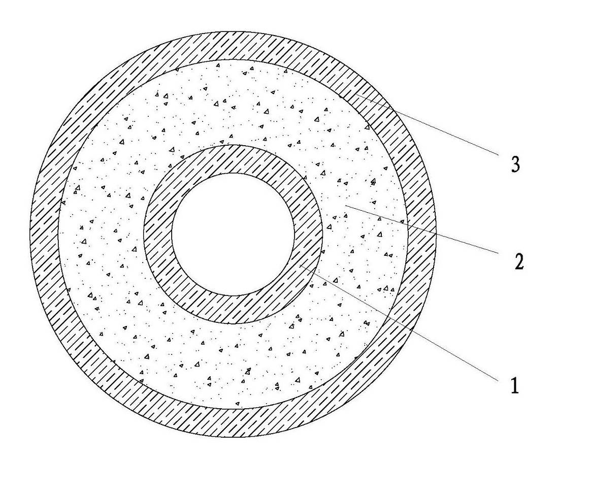 High-temperature resistant and radiation-resistant inorganic insulating hollow cable as well as manufacturing method and mold thereof