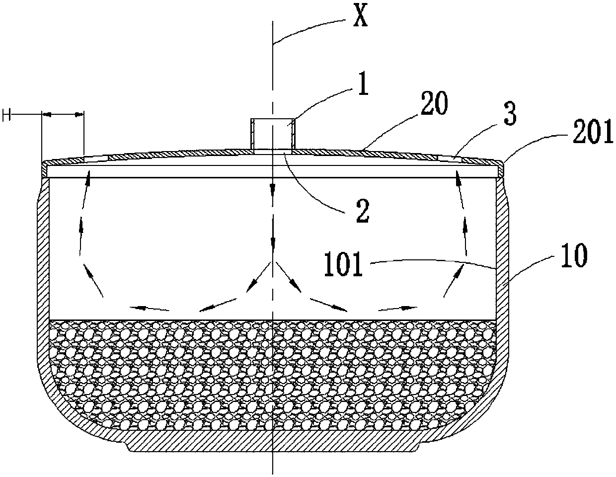 Cooking utensil for steam heating and steam cooker