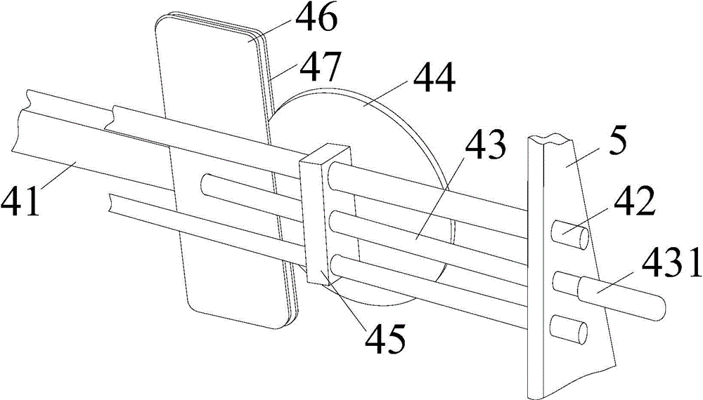 Plastic bag automatic flanging device