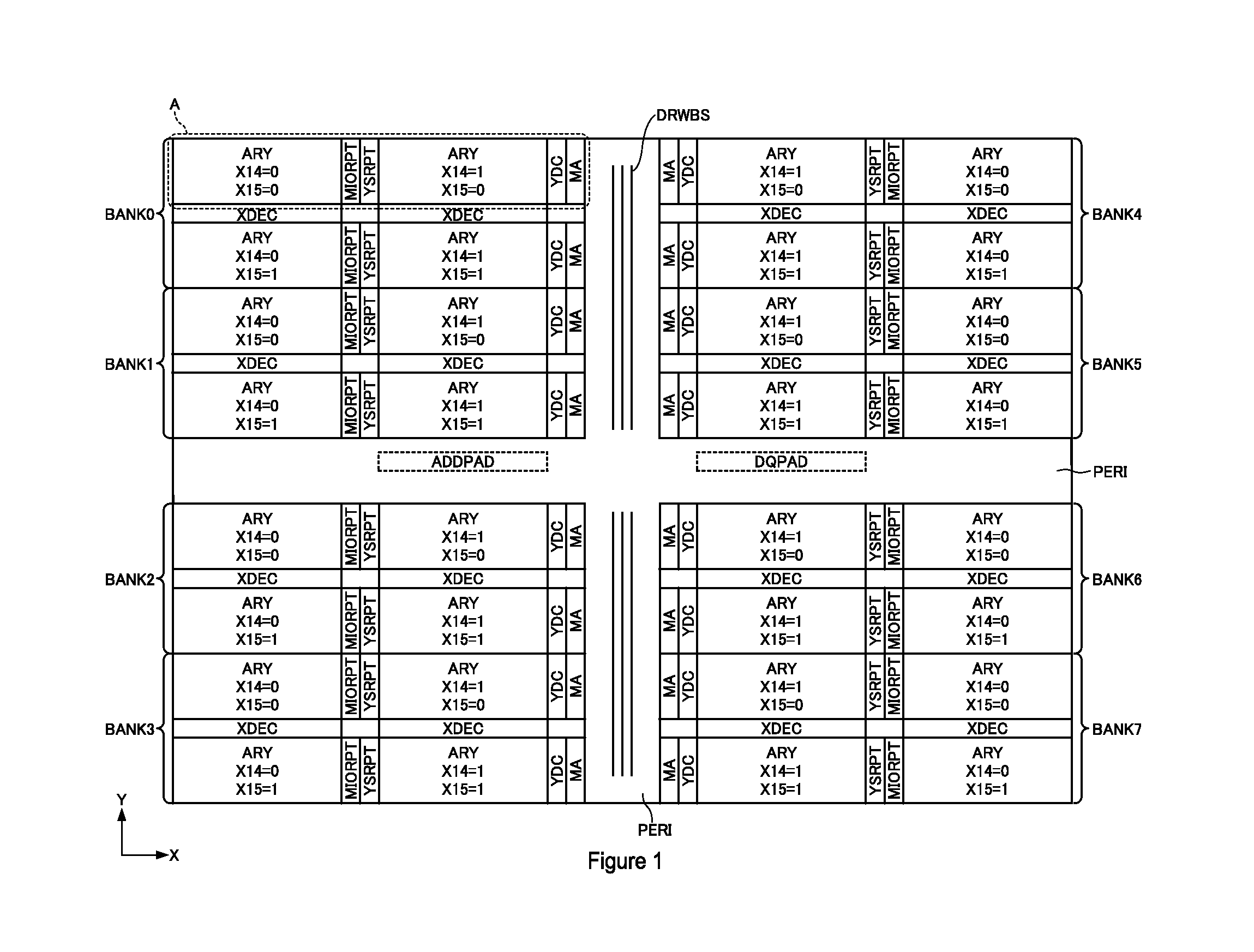 Semiconductor memory device including a repeater circuit on main data lines