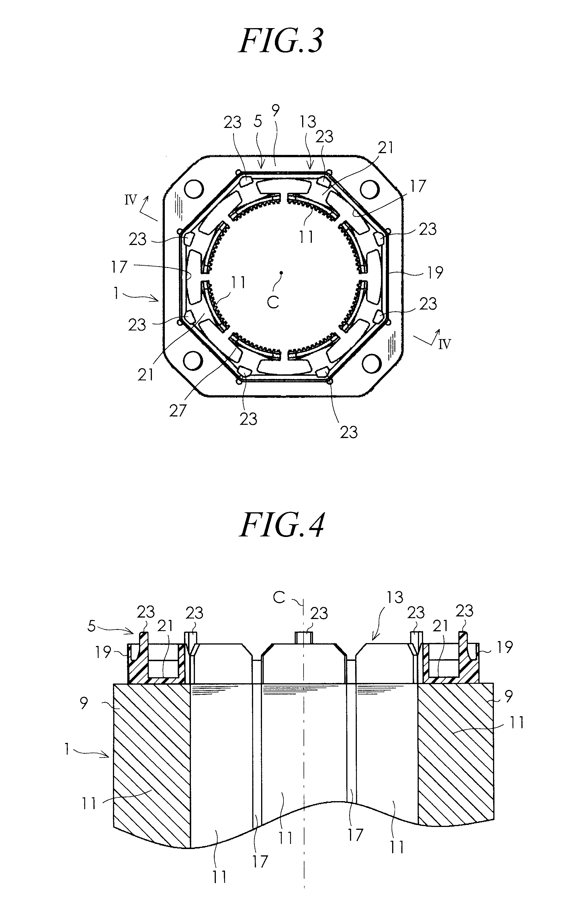 Stator for rotary electric machines