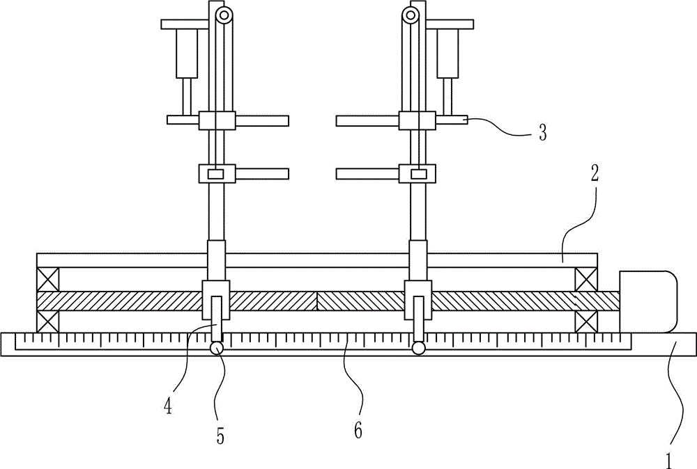 Device for detecting tensile capacity of rubber and plastic strips