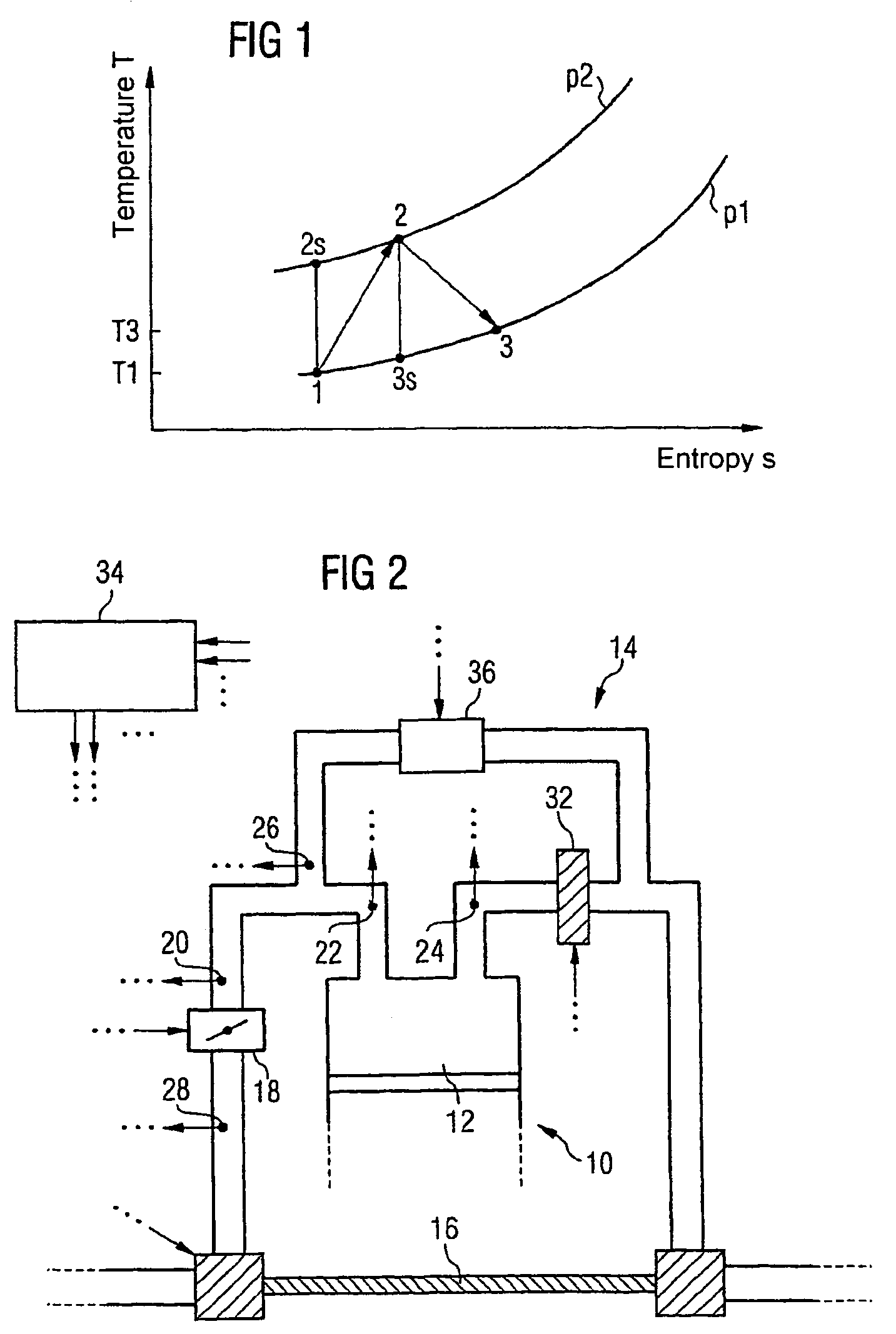 System and method for influencing the induction gas temperature in the combustion chamber of an internal combustion engine