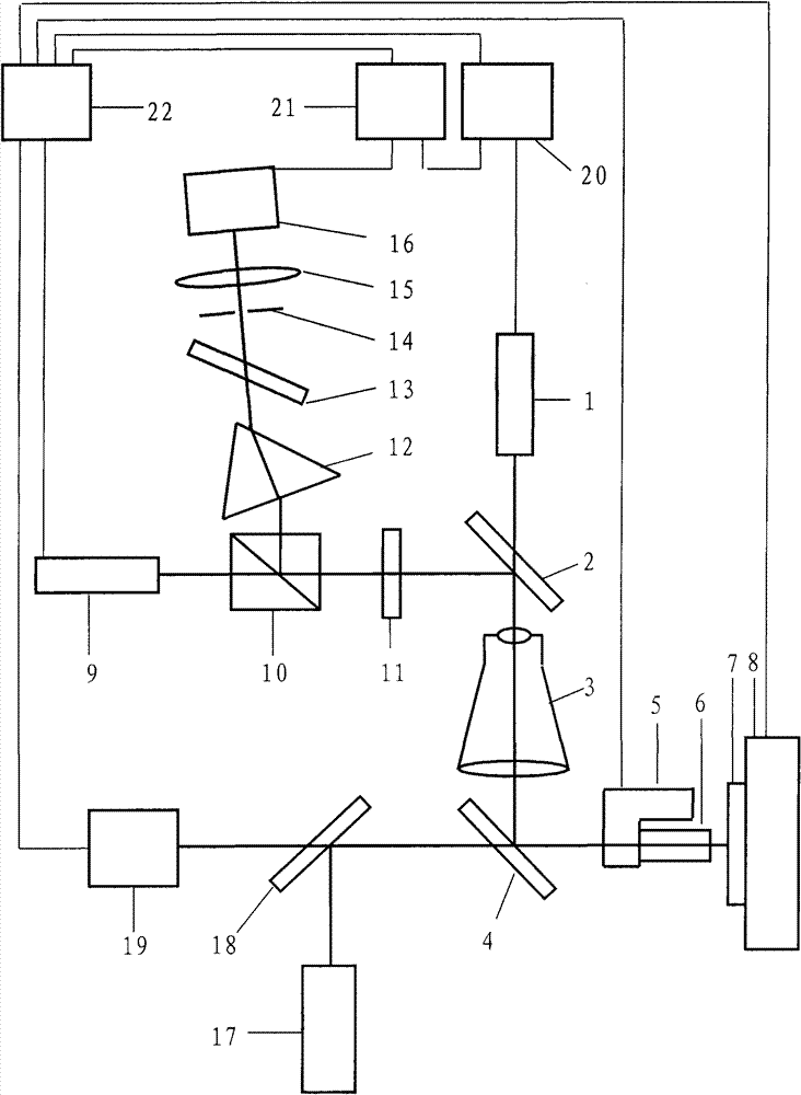Detection device and detection method for dynamics process of structure change of micro region of material