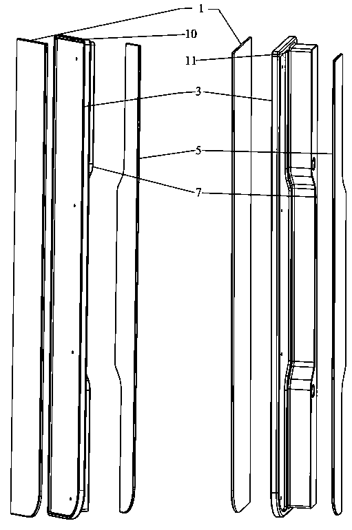 Refrigerator handle structure