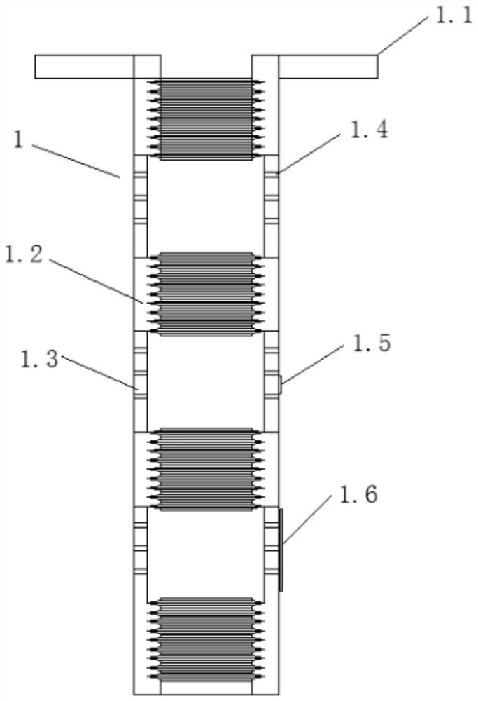 Recoverable multi-section self-adaptive expansion anchor rod
