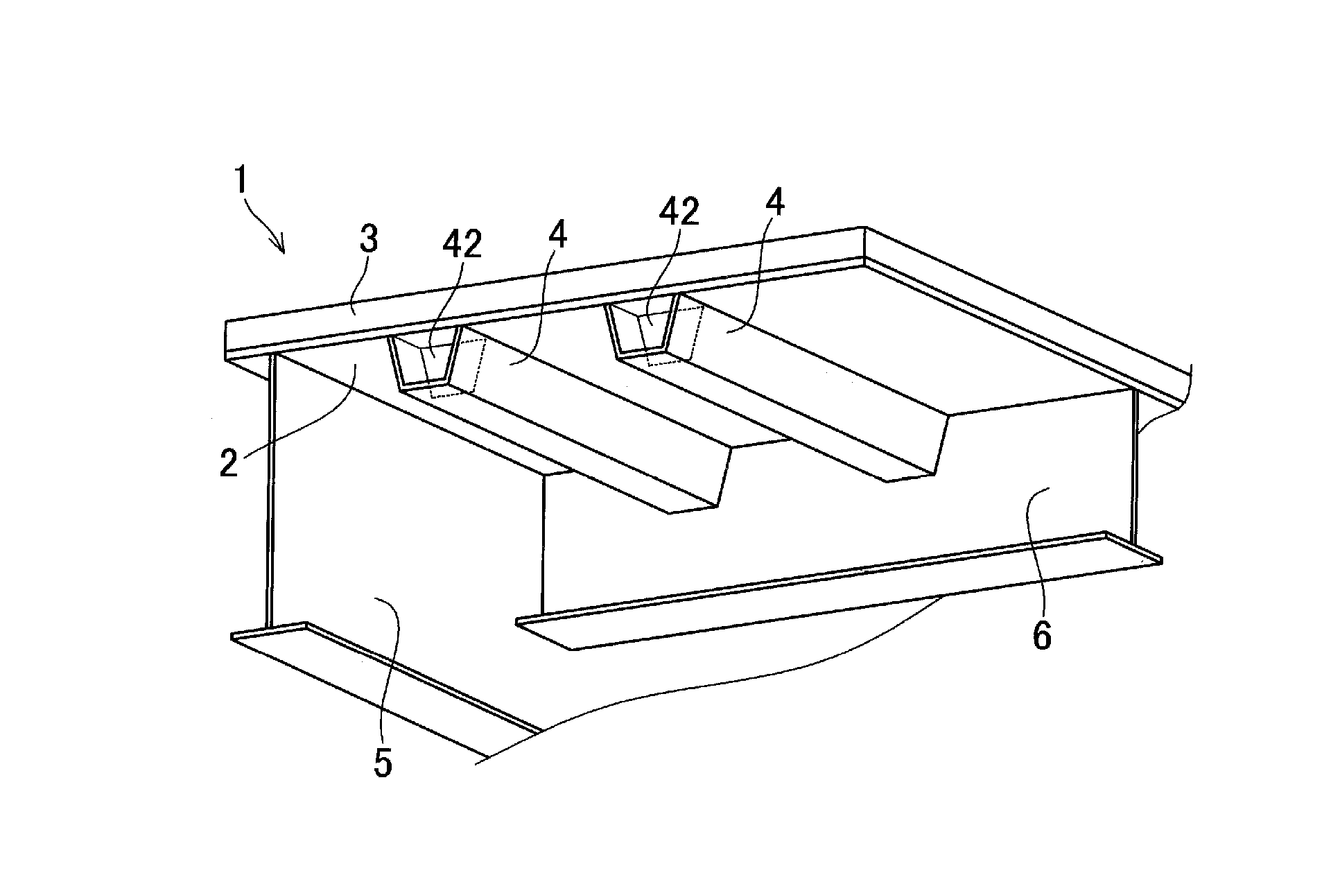 Method for detecting damage to a deck of a bridge