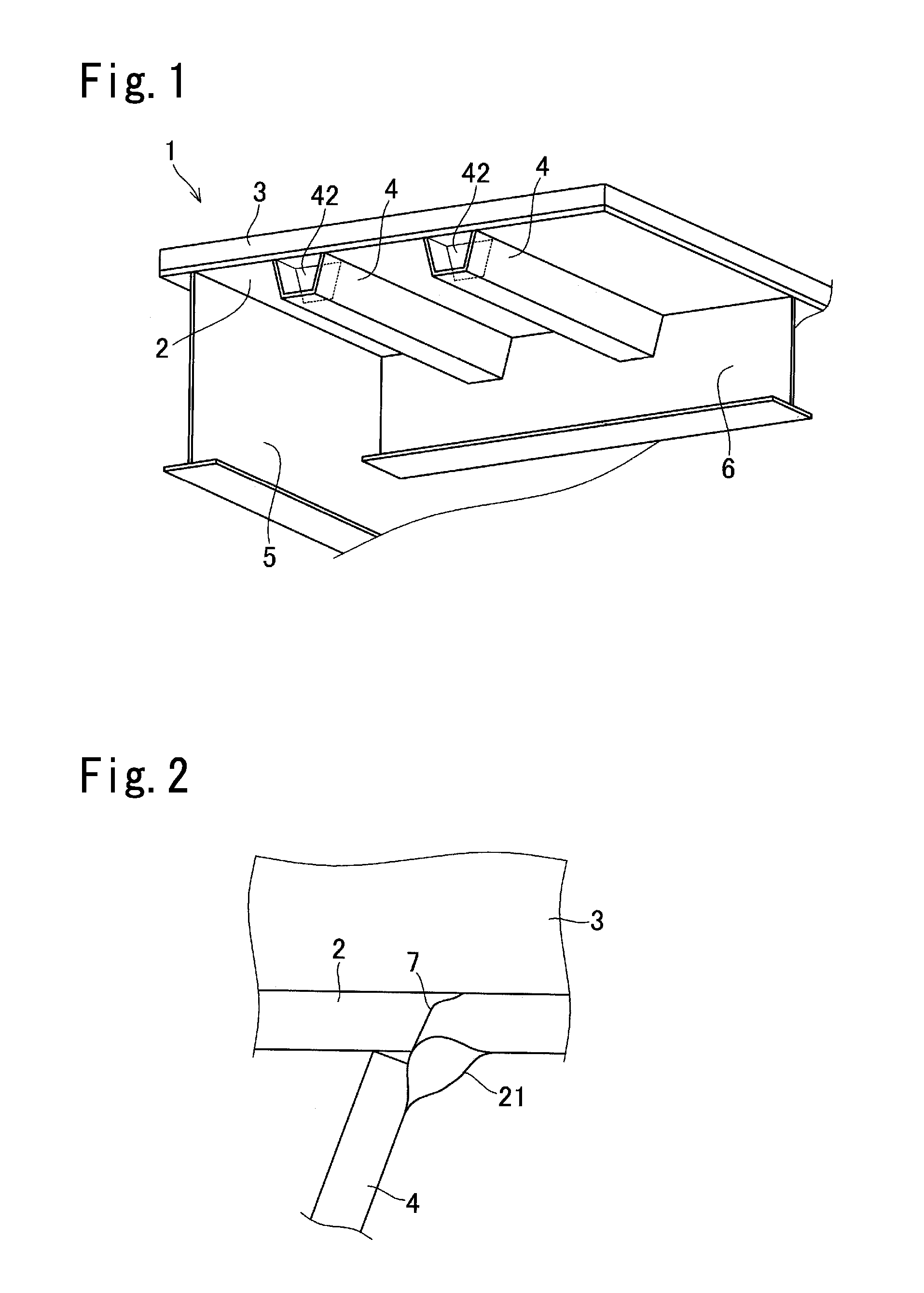 Method for detecting damage to a deck of a bridge
