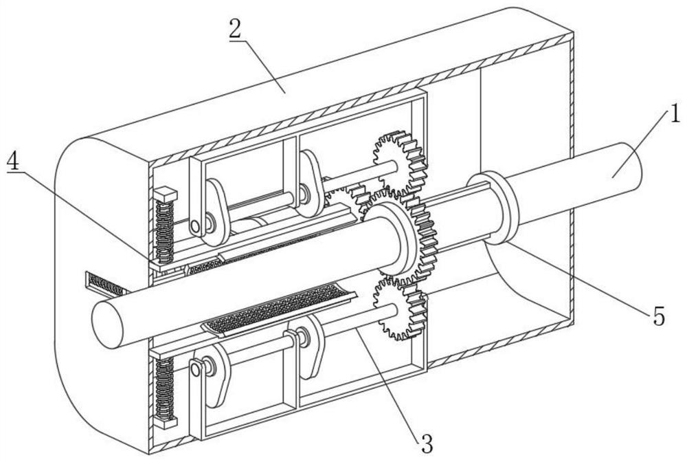 Energy-saving motor with speed limiting function for new energy automobile