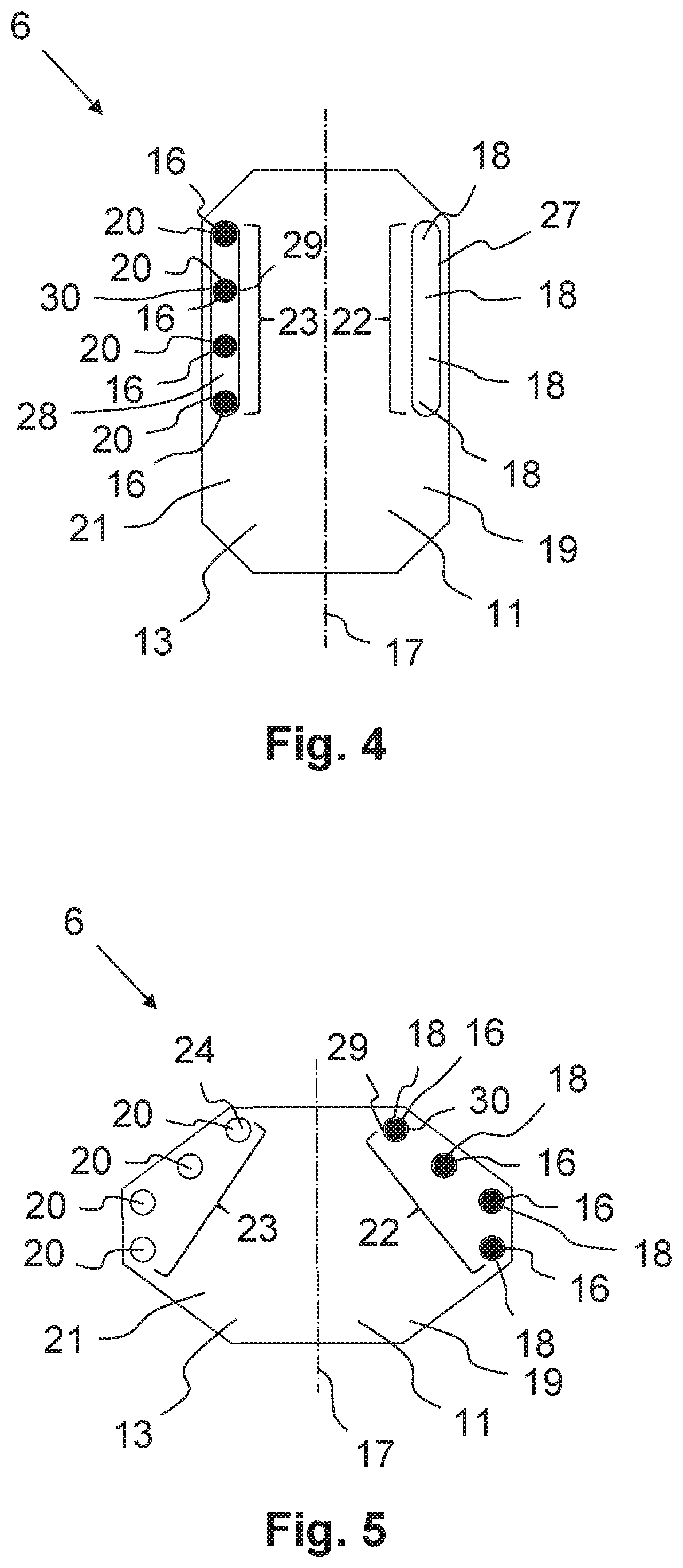 Scanning mirror having balancing body, and method for balancing a scanning mirror