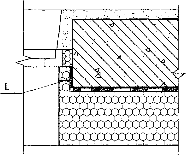 Wall body door or window hole structure