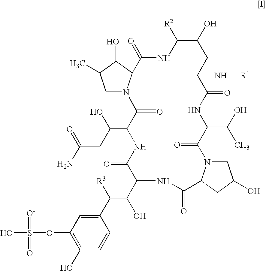 Combination of a cyclic hexapeptide with antifungal drugs for treatment of fungal pathogens