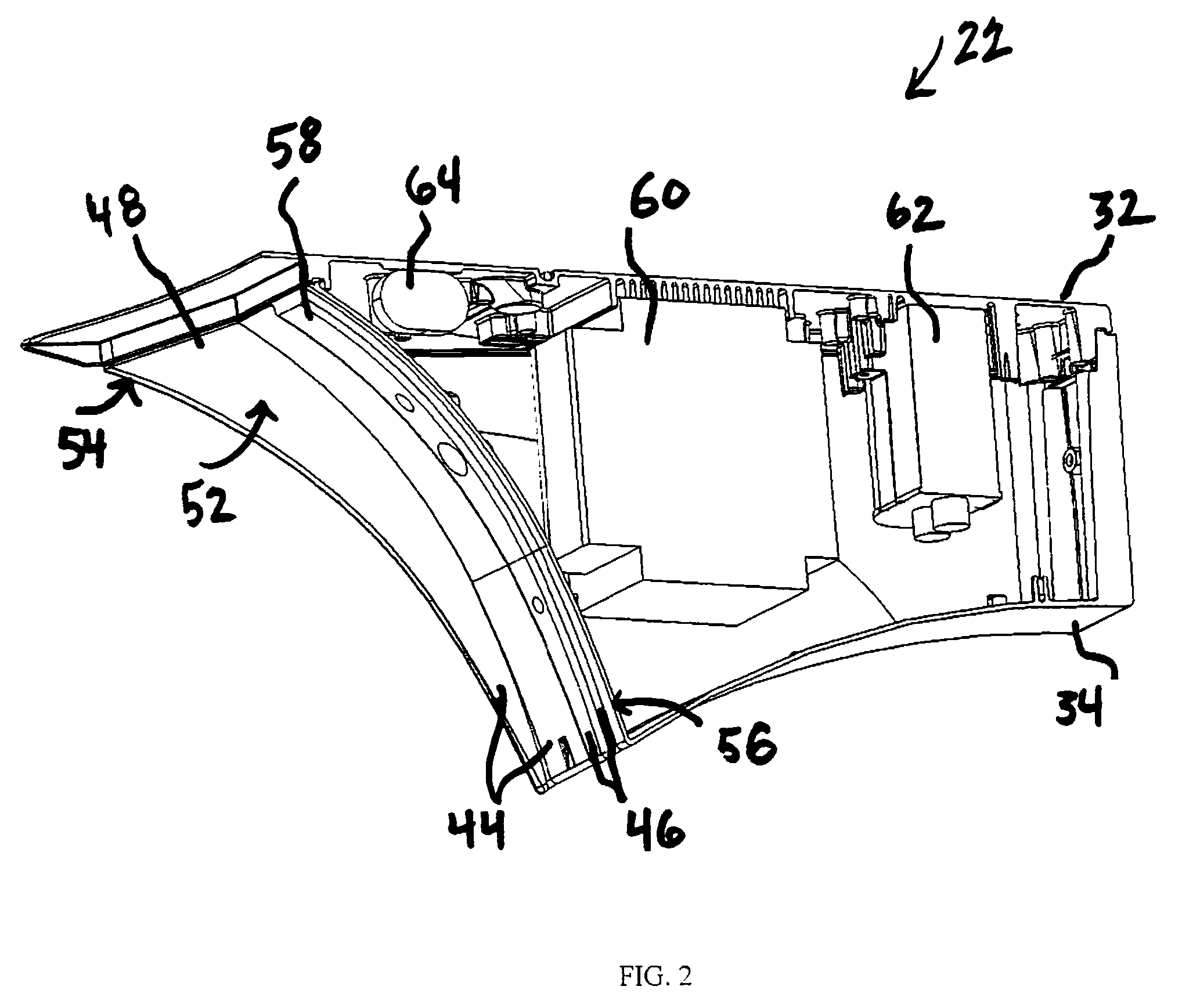 Remote ballast housing with airflow channel