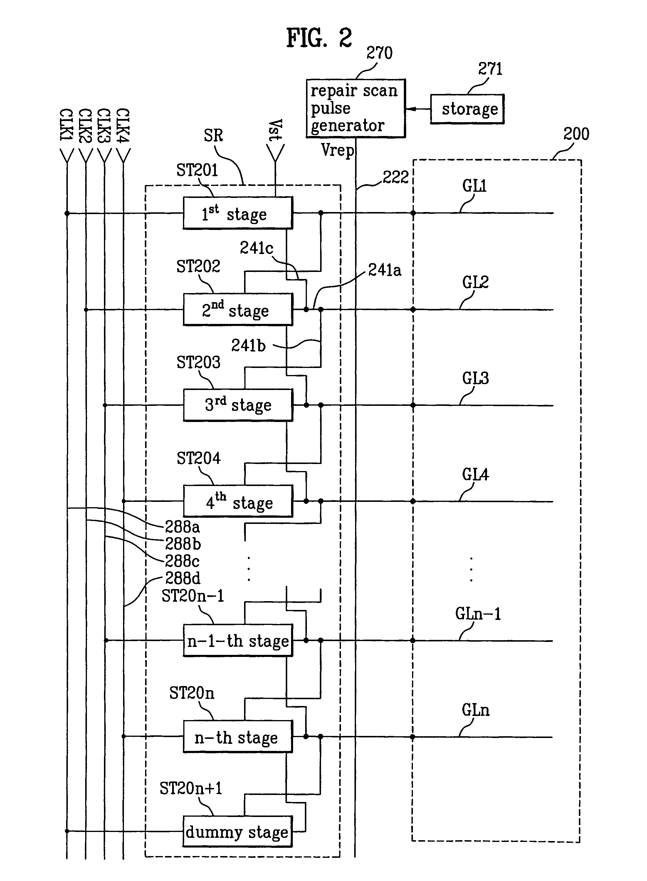 Gate driver and method for repairing the same
