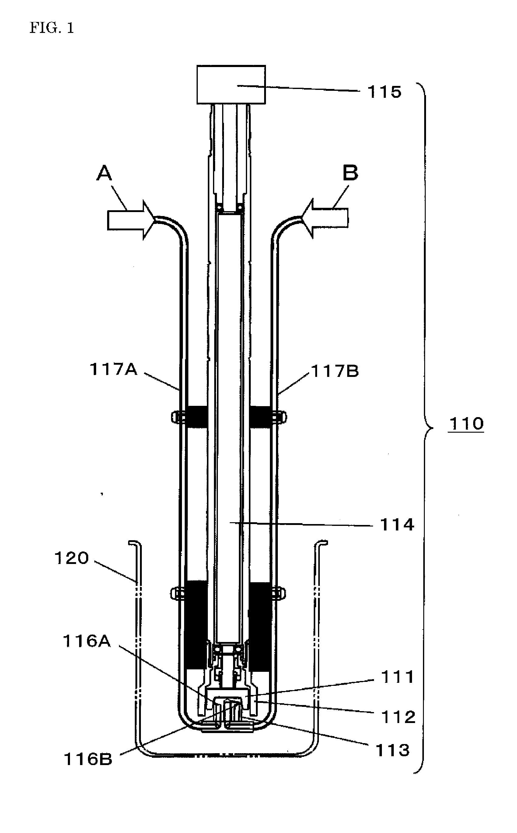 Hydrogen production catalyst, method for producing hydrogen and hydrogen production apparatus using the same