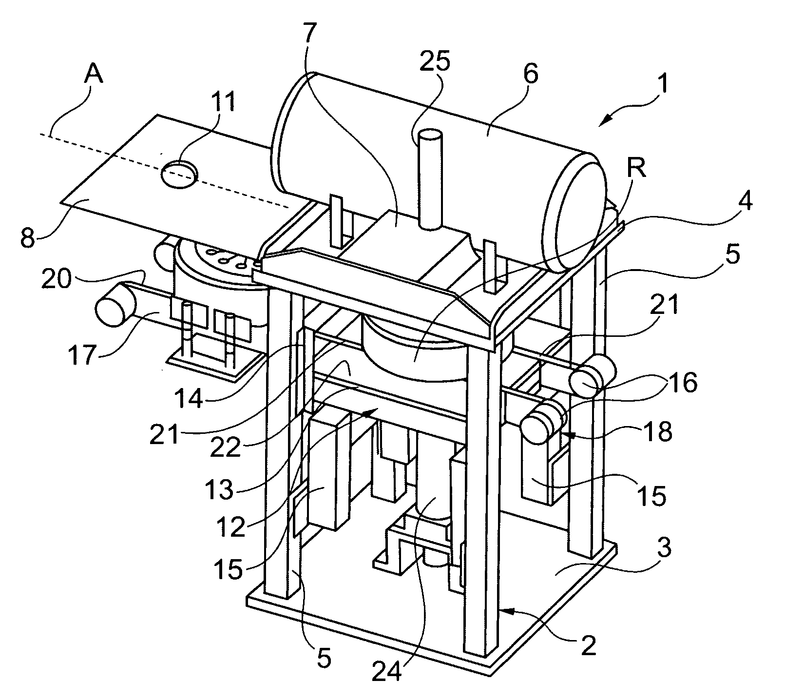 Tire inflating station and method for inflating tires