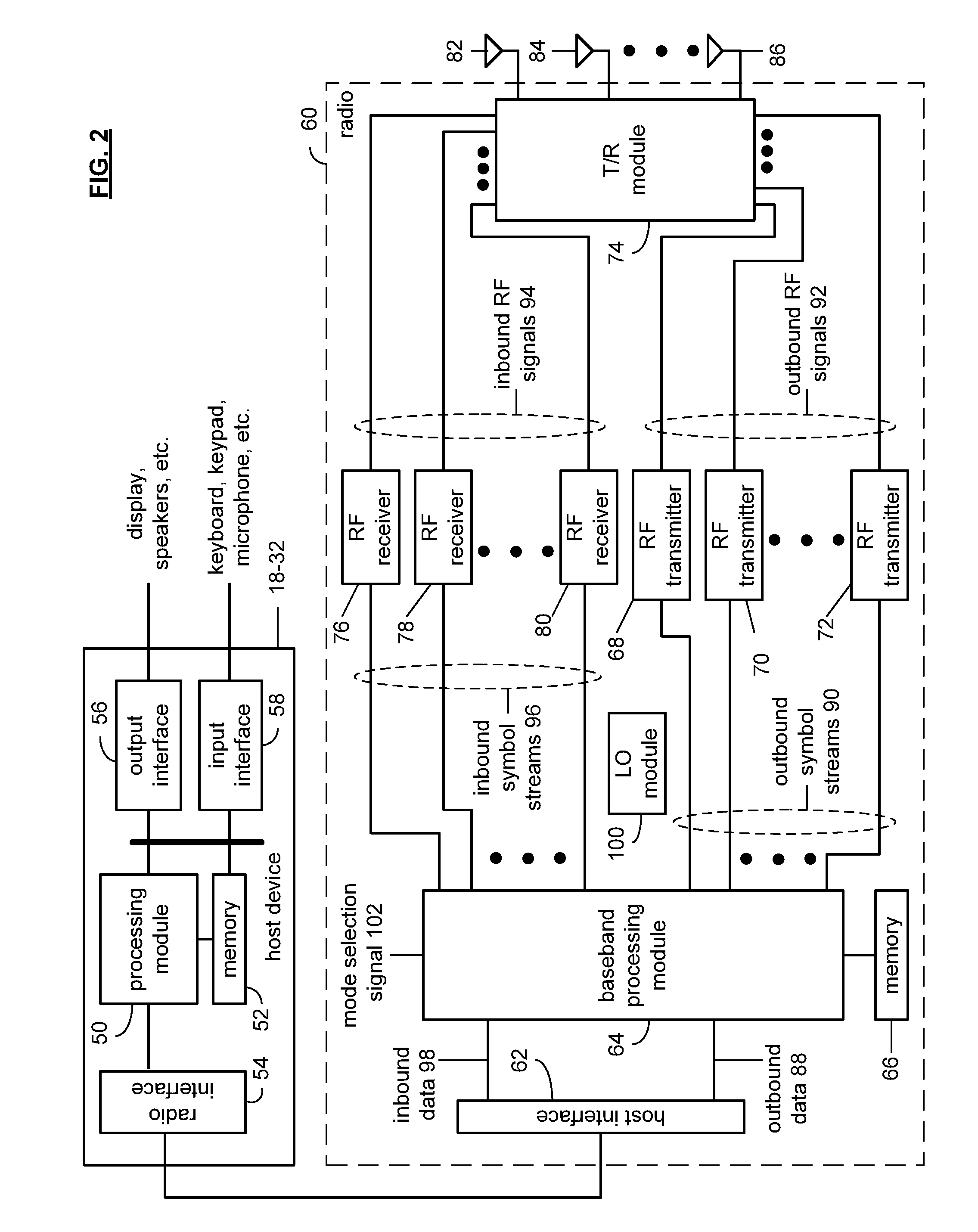 Communication device with phase/angle transformation and methods for use therewith