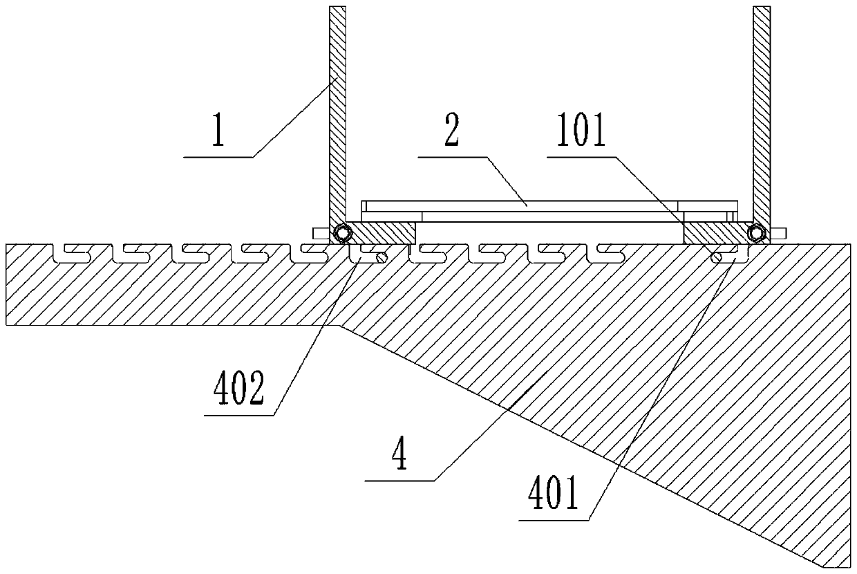 Integrated adjustable bridge structure for high-voltage cable construction