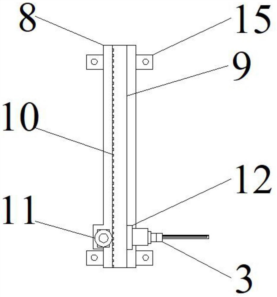 Dust monitor capable of adjusting monitoring height