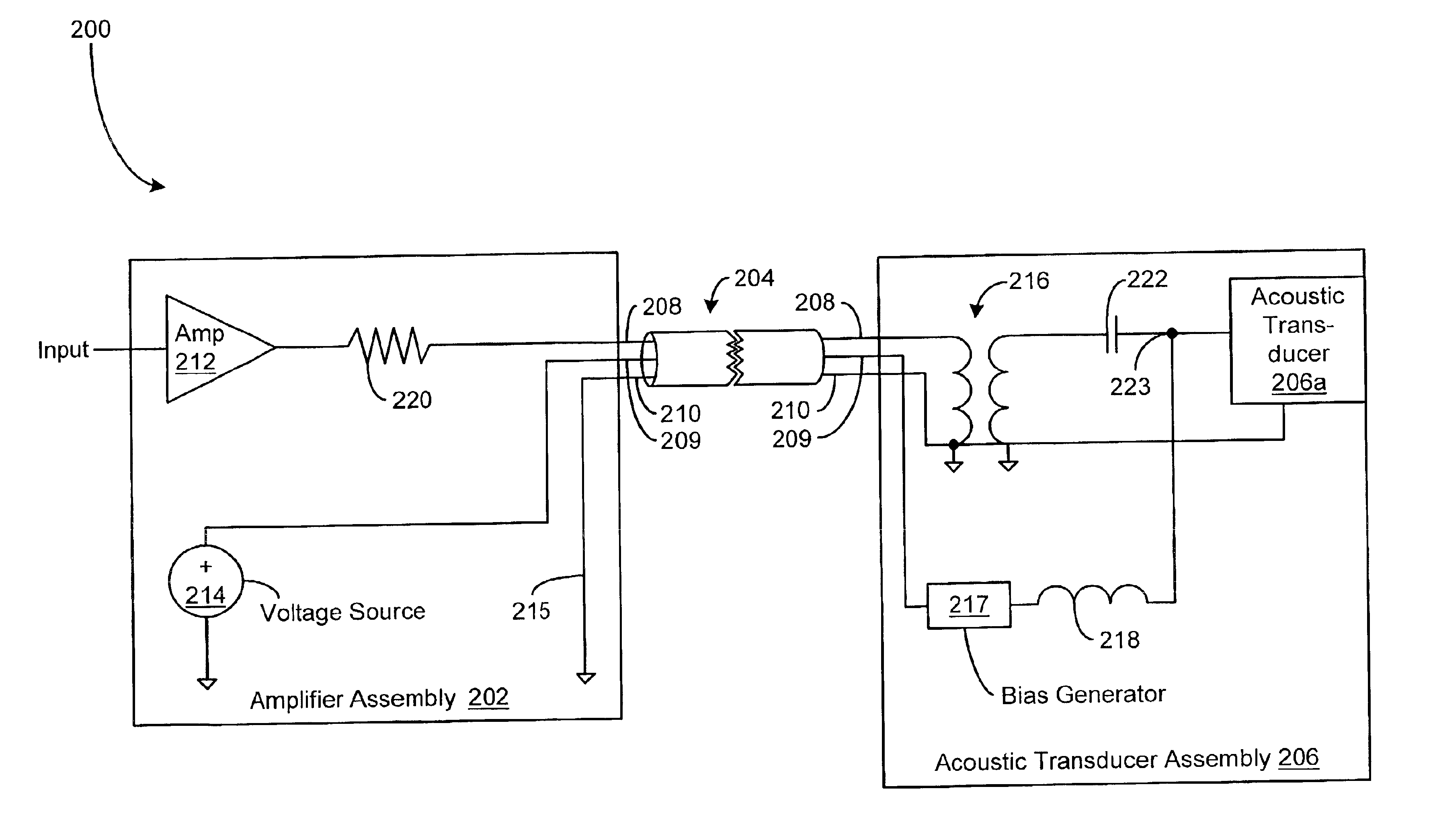 Parametric audio amplifier system