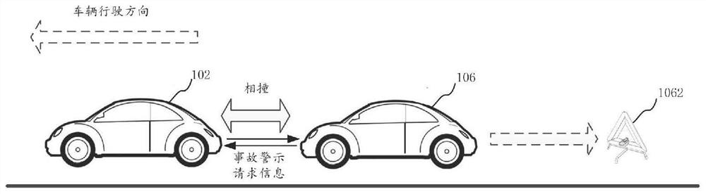 Vehicle accident warning processing method and device, computer equipment and storage medium