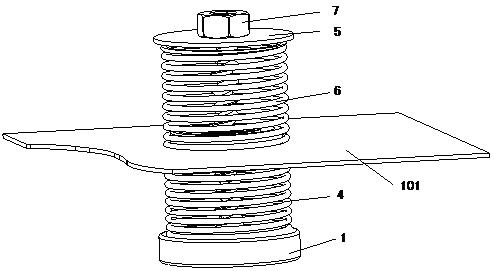 Automatic leveling device for washing machine and washing machine