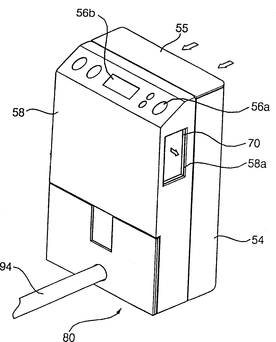 Condensed water discharge device of dehumidifier