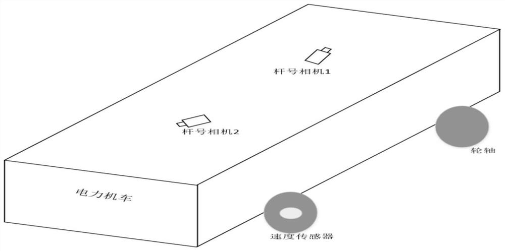 Automatic inspection device for segmented and phase-separated insulators of vehicle-mounted catenary