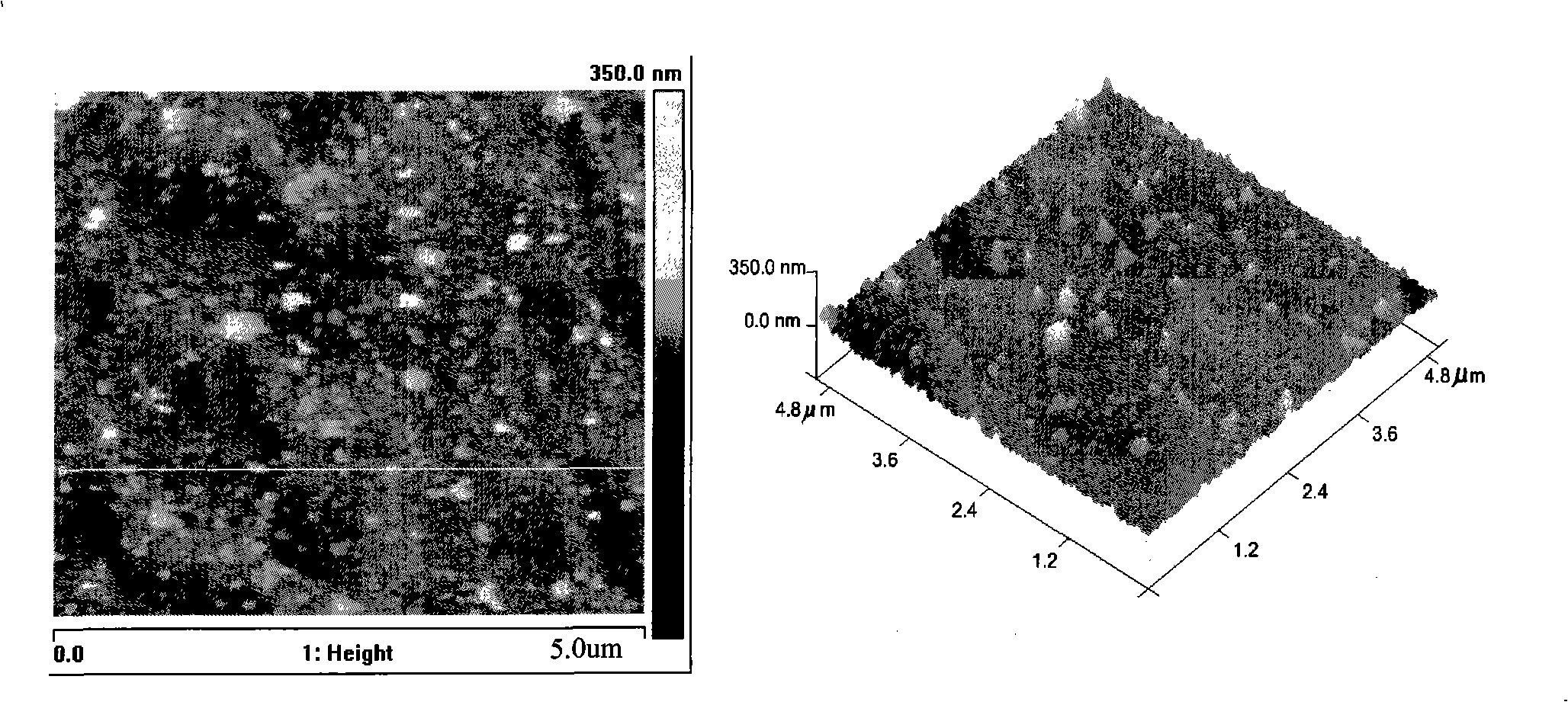 Method for preparing immobilized DNA guiding substrate surface nano-titanium dioxide film growth