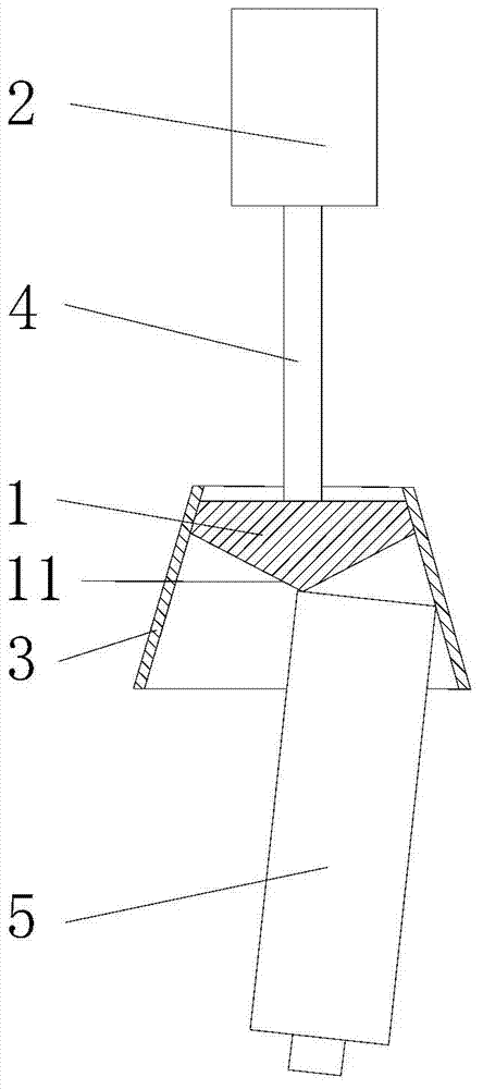 Hose filling and tail sealing machine correction device and use method thereof