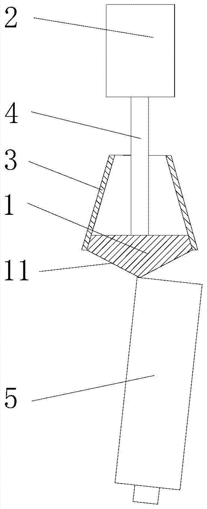 Hose filling and tail sealing machine correction device and use method thereof