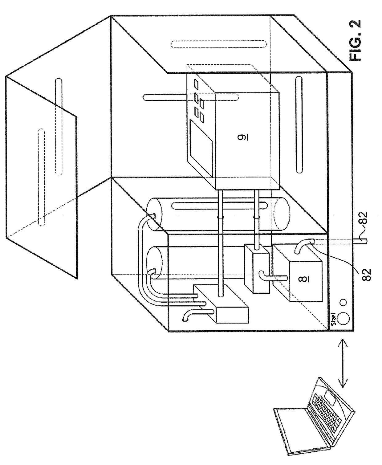 Device for cleaning a medical vacuum pump