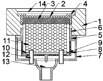 Continuous combustion type gas head