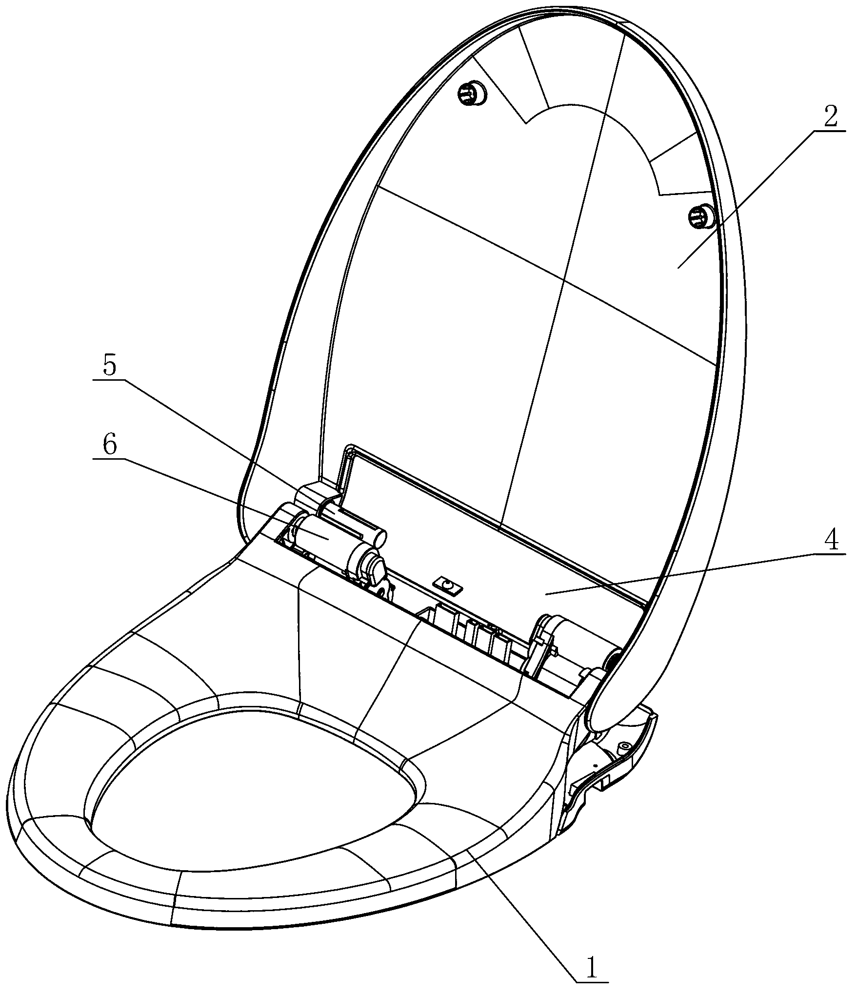Automatic cover-flipping device for toilet cover plate and control method thereof