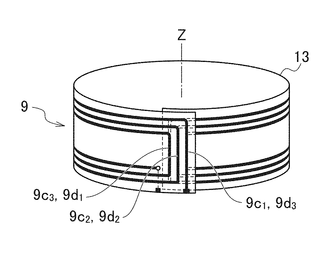 Rotary type magnetic coupling device