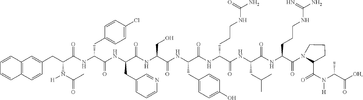 A stable parenteral dosage form of cetrorelix acetate