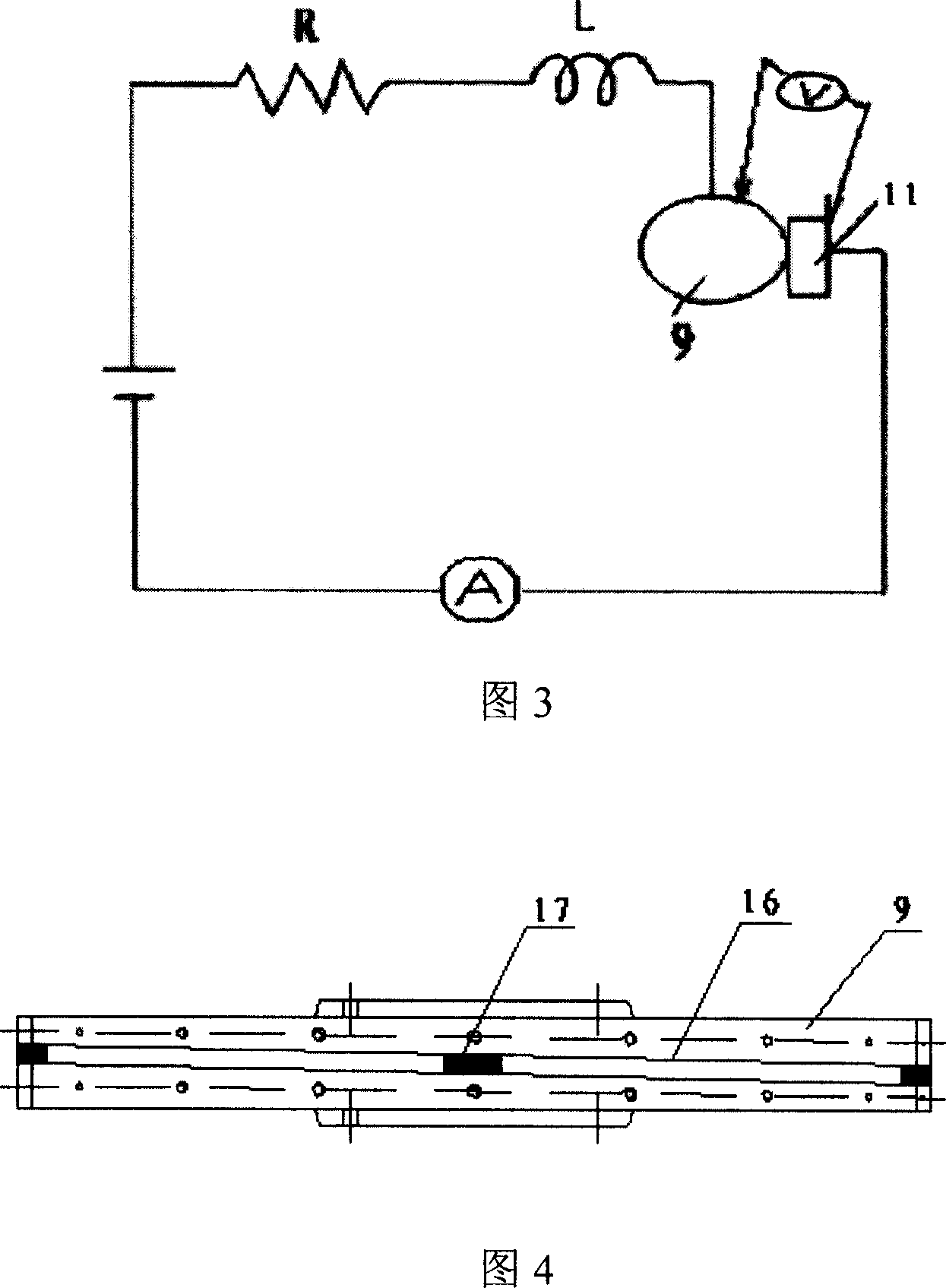 Device for measuring high-speed electrical sliding wear