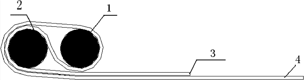 Method for self-lock of flexible flaky material by turnstile