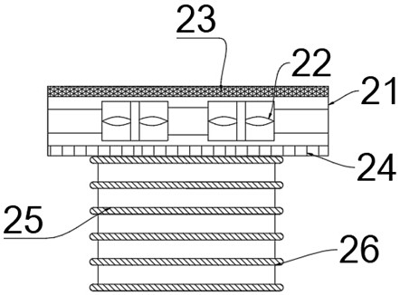 Drying device for lithium ion battery negative electrode material production