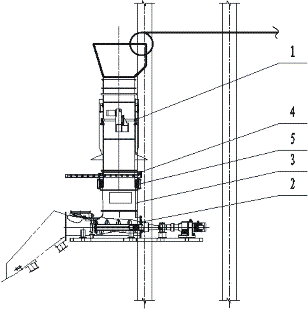 Furnace-free front storage bin feeding device for biomass power plant