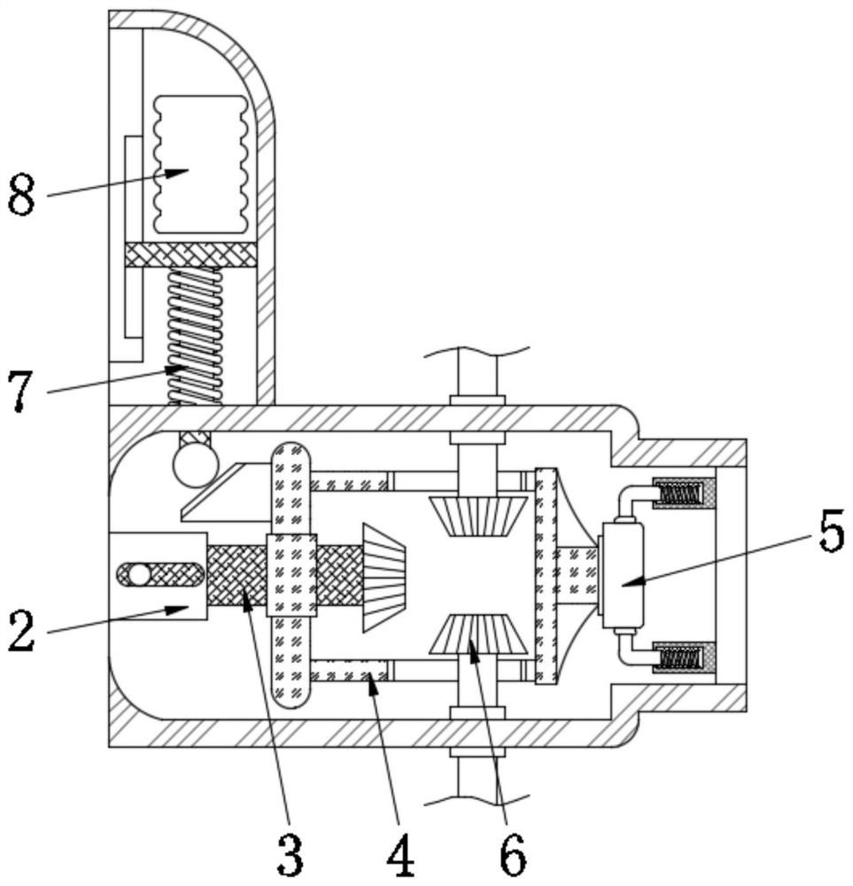 Internal explosion-proof device for high-safety jaw crusher